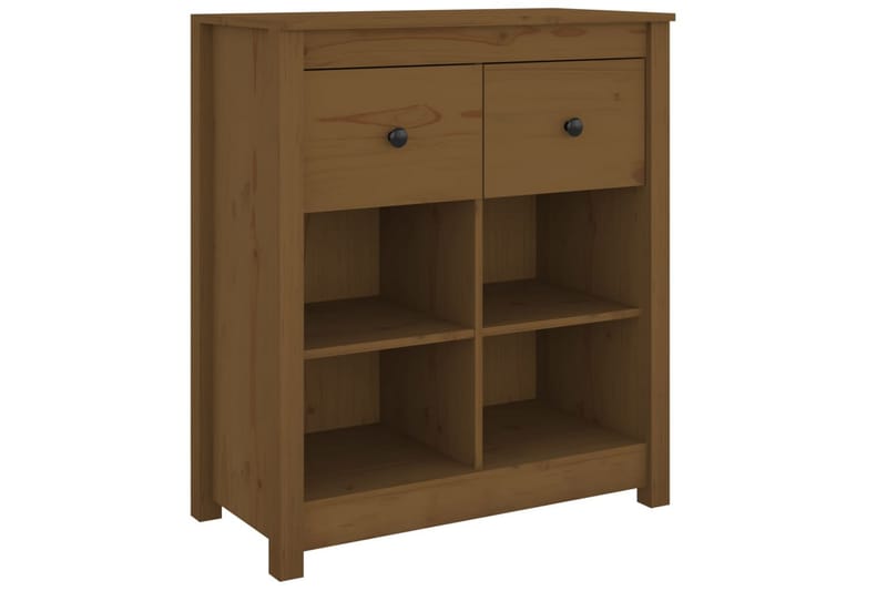 Senkki hunajanruskea 70x35x80 cm täysi mänty - Ruskea - Säilytys - Säilytyskalusteet - Senkki