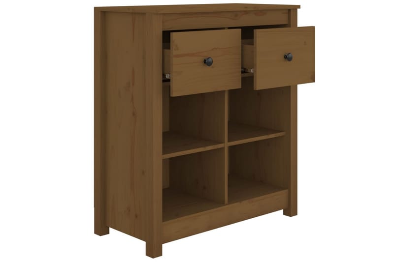 Senkki hunajanruskea 70x35x80 cm täysi mänty - Ruskea - Säilytys - Säilytyskalusteet - Senkki