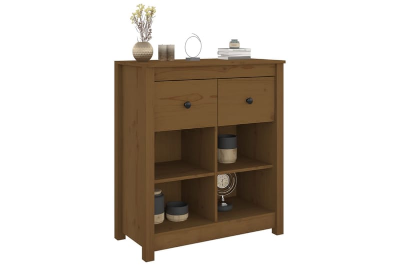 Senkki hunajanruskea 70x35x80 cm täysi mänty - Ruskea - Säilytys - Säilytyskalusteet - Senkki