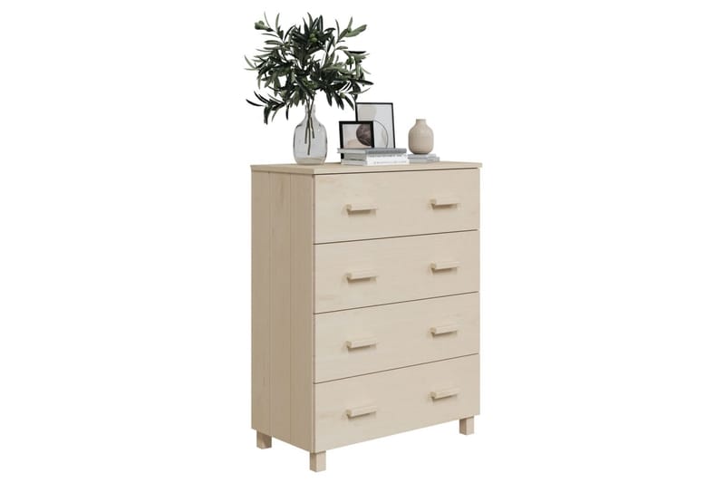 Senkki hunajanruskea 79x40x103,5 cm täysi mänty - Ruskea - Säilytys - Säilytyskalusteet - Senkki
