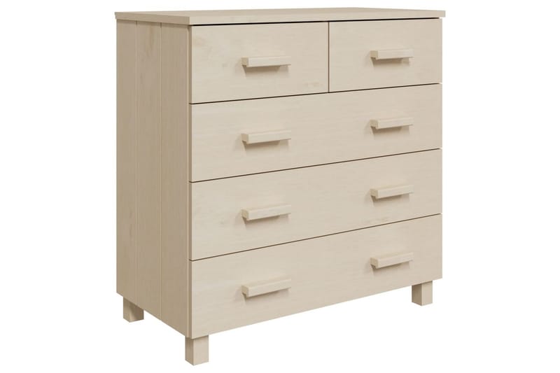 Senkki hunajanruskea 79x40x80 cm täysi mänty - Ruskea - Säilytys - Säilytyskalusteet - Senkki