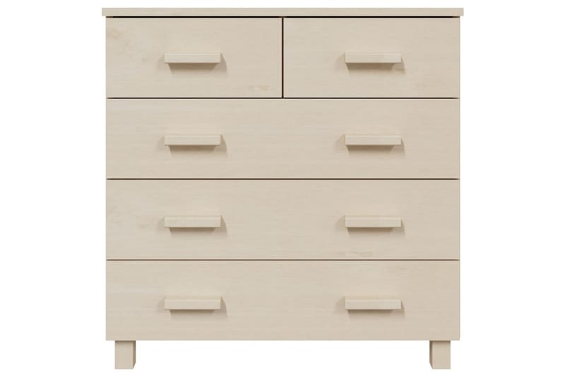 Senkki hunajanruskea 79x40x80 cm täysi mänty - Ruskea - Säilytys - S�äilytyskalusteet - Senkki