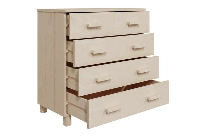 Senkki hunajanruskea 79x40x80 cm täysi mänty - Ruskea - Säilytys - Säilytyskalusteet - Senkki