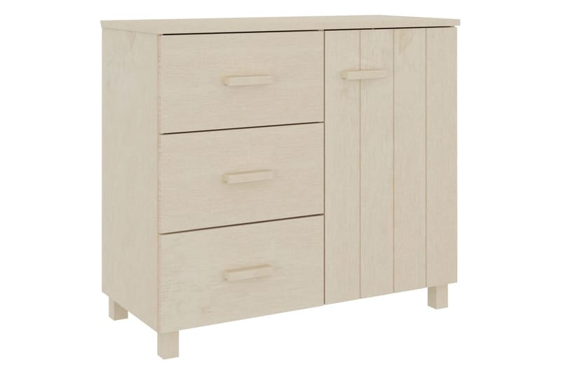Senkki hunajanruskea 90x40x80 cm täysi mänty - Ruskea - Säilytys - Säilytyskalusteet - Senkki