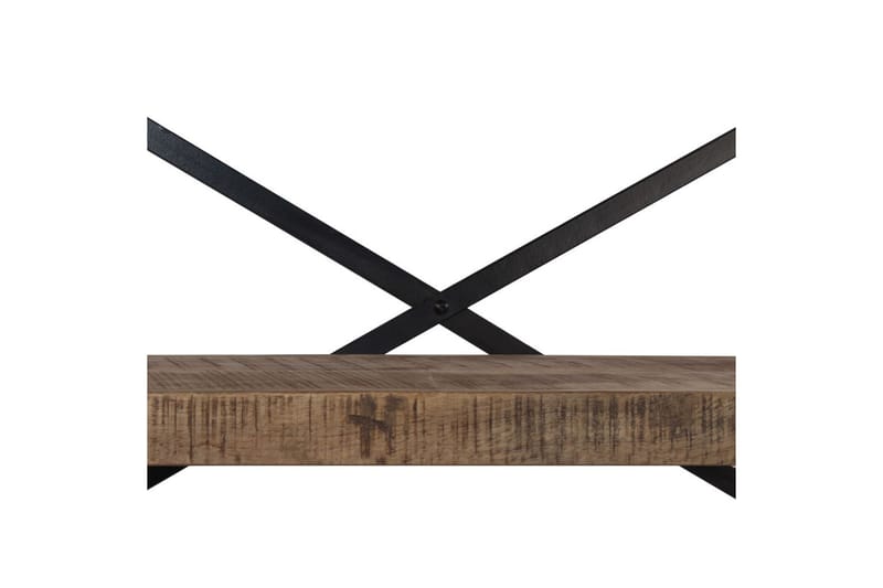 Senkki hyllyillä mangopuu 120x35x200 cm - Ruskea - Säilytys - Säilytyskalusteet - Senkki