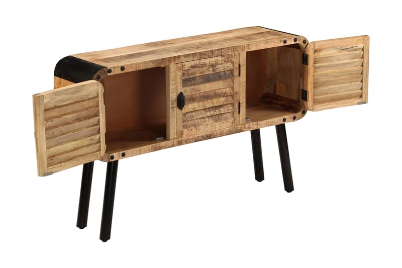 Senkki kiinteä mangopuu 120x30x76 cm - Ruskea - Säilytys - Säilytyskalusteet - Senkki