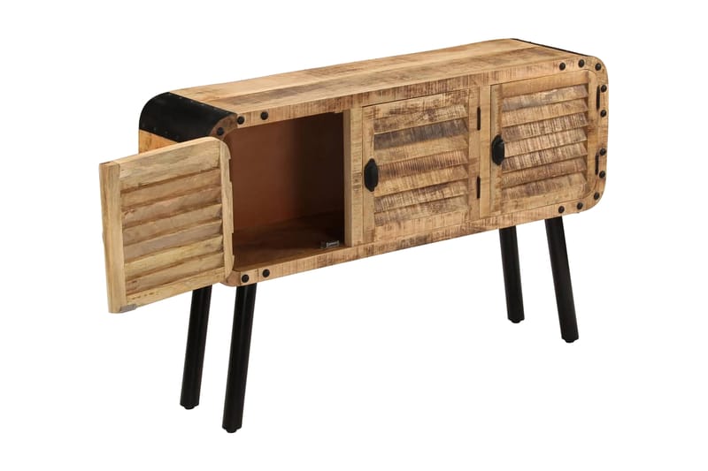 Senkki kiinteä mangopuu 120x30x76 cm - Ruskea - Säilytys - Säilytyskalusteet - Senkki