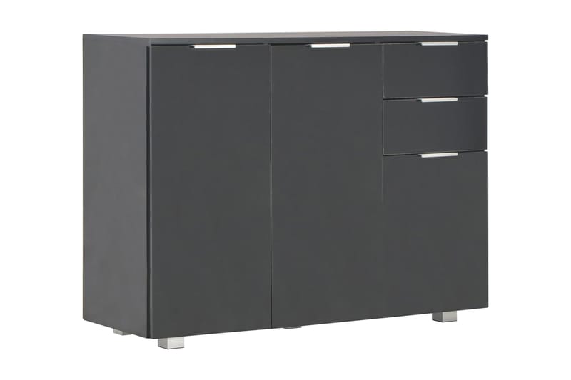 Senkki korkeakiilto musta 107x35x76 cm - Musta - Säilytys - Säilytyskalusteet - Senkki