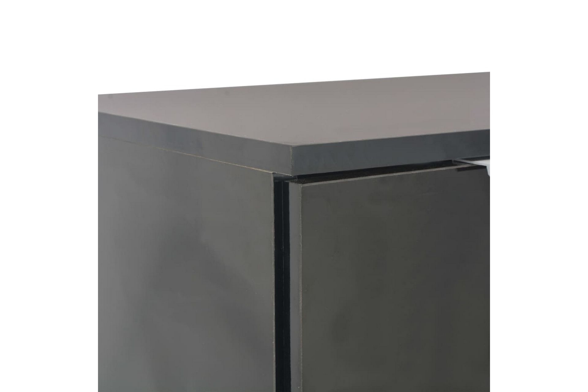 Senkki korkeakiilto musta 107x35x76 cm - Musta - Säilytys - Säilytyskalusteet - Senkki
