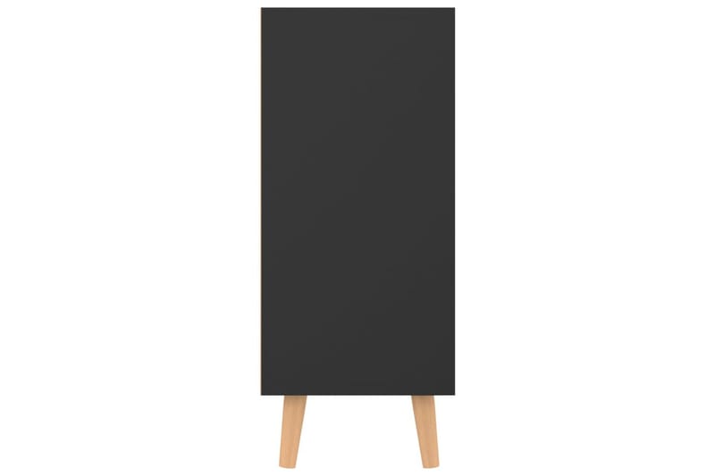 Senkki korkeakiilto musta 90x30x72 cm lastulevy - Musta - Säilytys - Säilytyskalusteet - Senkki