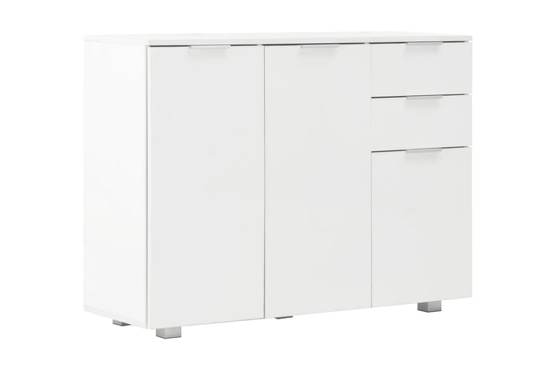 Senkki korkeakiilto valkoinen 107x35x76 cm - Valkoinen - Säilytys - Säilytyskalusteet - Senkki