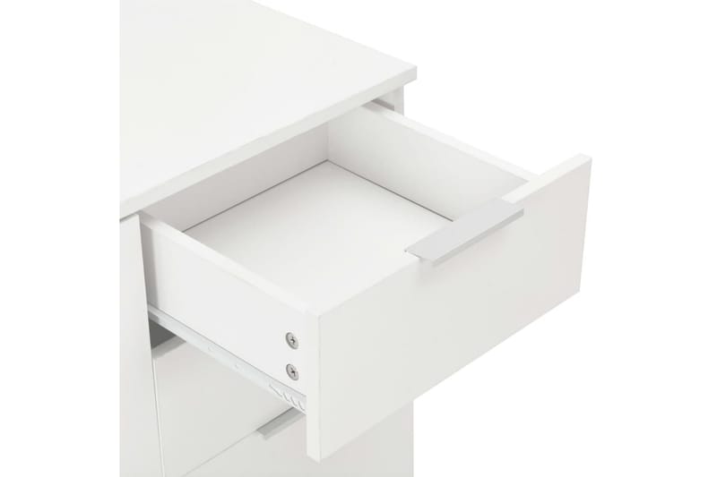 Senkki korkeakiilto valkoinen 107x35x76 cm - Valkoinen - Säilytys - Säilytyskalusteet - Senkki
