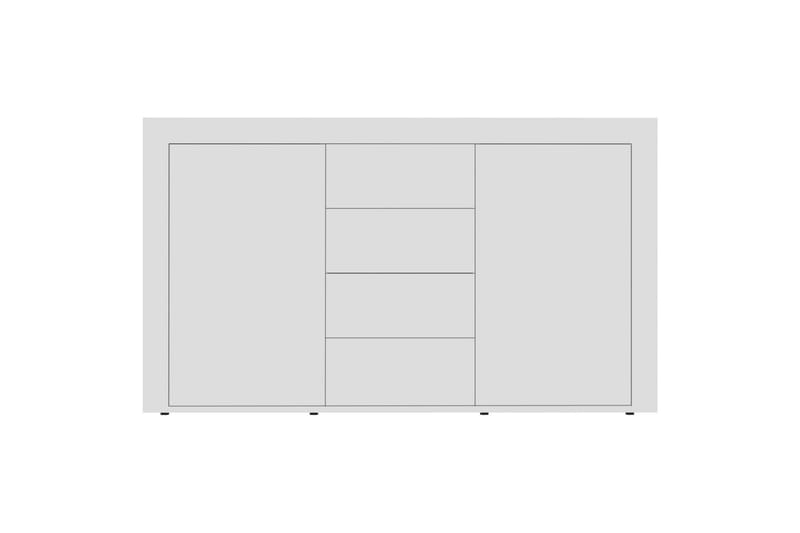 Senkki korkeakiilto valkoinen 120x36x69 cm lastulevy - Säilytys - Säilytyskalusteet - Senkki