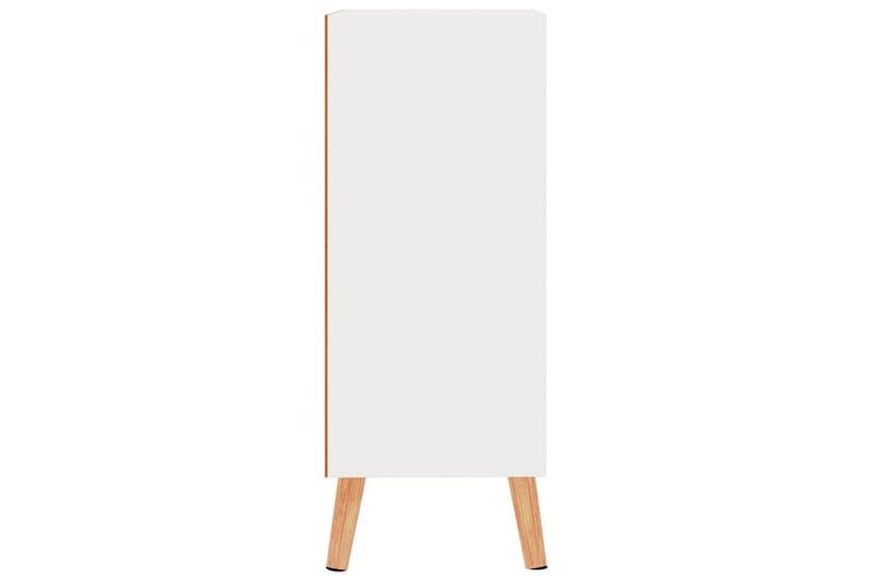 Senkki korkeakiilto valkoinen 60x30x72 cm lastulevy - Valkoinen - Säilytys - Säilytyskalusteet - Senkki