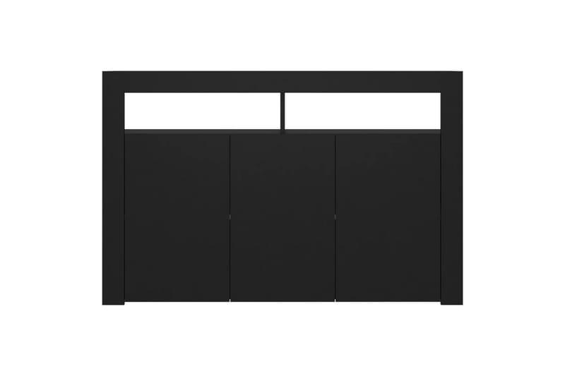 Senkki LED-valoilla musta 115,5x30x75 cm - Säilytys - Säilytyskalusteet - Senkki