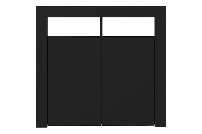 Senkki LED-valoilla musta 80x35x75 cm - Säilytys - Säilytyskalusteet - Senkki