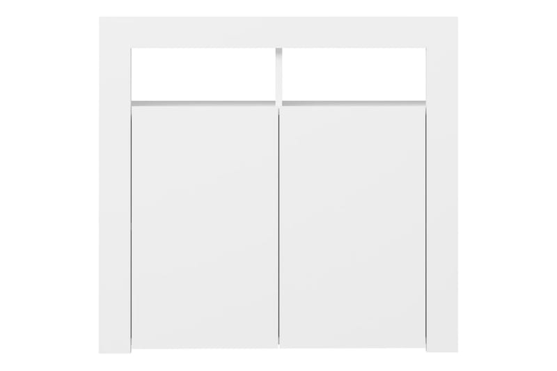 Senkki LED-valoilla valkoinen 80x35x75 cm - Säilytys - Säilytyskalusteet - Senkki