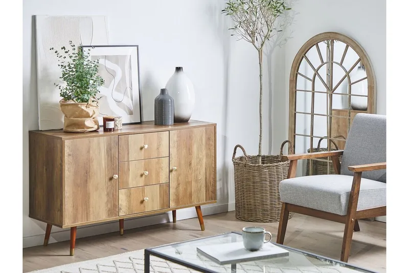 Senkki Majuro 114x40 cm - Vaaleanruskea - Säilytys - Säilytyskalusteet - Senkki