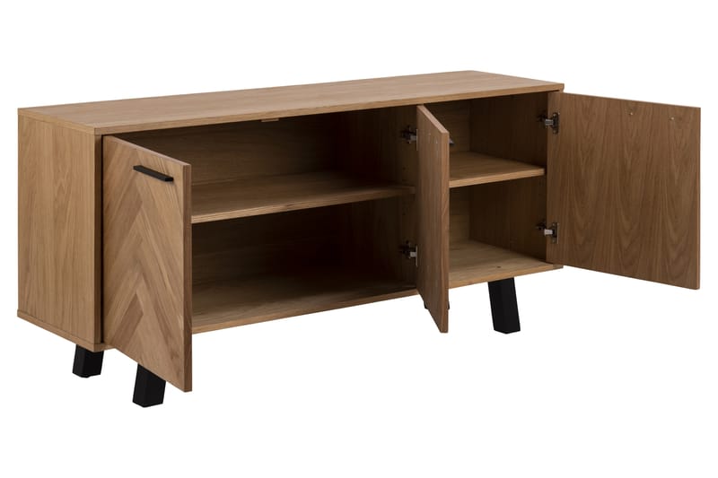 Senkki Mosina 40x150 cm - Luonnonväri/Musta - Säilytys - Säilytyskalusteet - Senkki