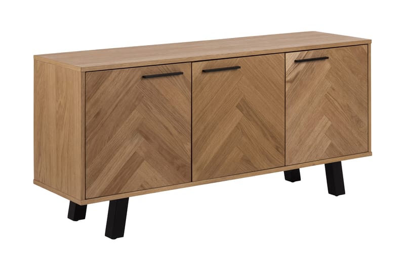 Senkki Mosina 40x150 cm - Luonnonväri/Musta - Säilytys - Säilytyskalusteet - Senkki