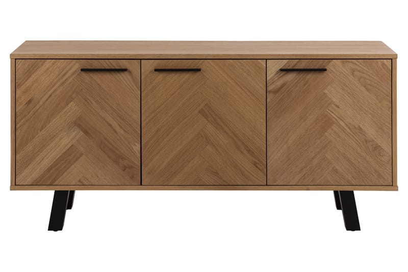 Senkki Mosina 40x150 cm - Luonnonväri/Musta - Säilytys - Säilytyskalusteet - Senkki