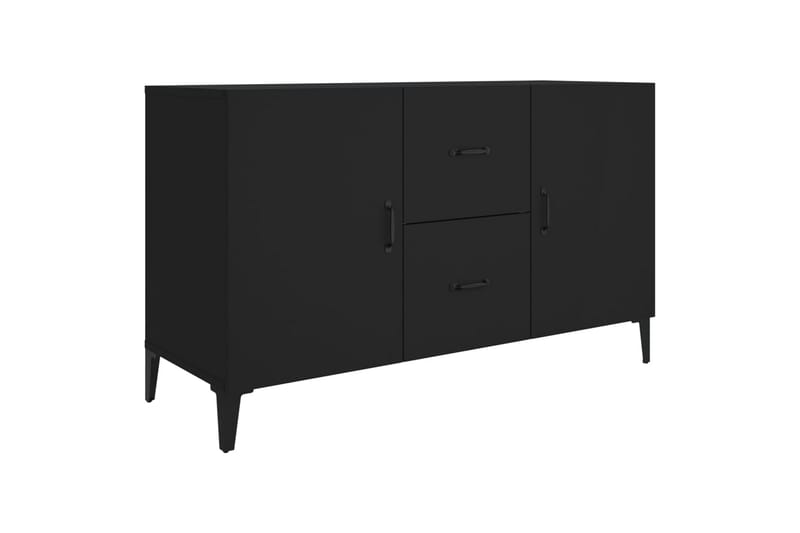 Senkki musta 100x36x60 cm tekninen puu - Musta - Säilytys - Säilytyskalusteet - Senkki