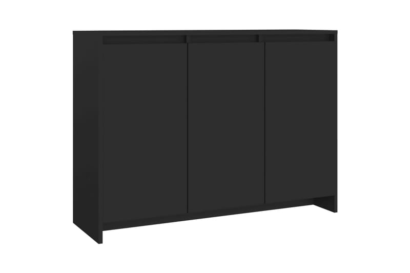 Senkki musta 102x33x75 cm lastulevy - Musta - Säilytys - Säilytyskalusteet - Senkki
