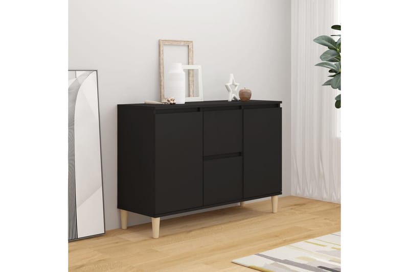 Senkki musta 103,5x35x70 cm lastulevy - Musta - Säilytys - Säilytyskalusteet - Senkki