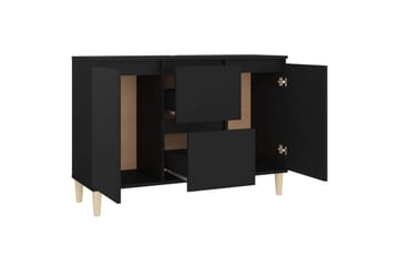 Senkki musta 103,5x35x70 cm lastulevy - Musta - Säilytys - Säilytyskalusteet - Senkki