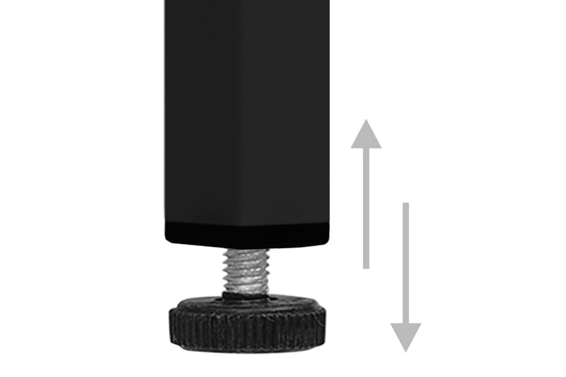 Senkki musta 105x35x70 cm teräs ja karkaistu lasi - Senkki