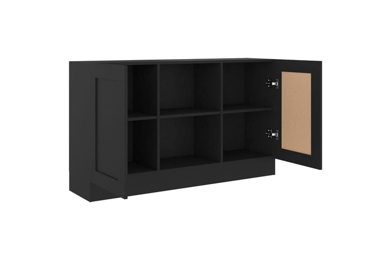 Senkki musta 120x30,5x70 cm lastulevy - Musta - Säilytys - Säilytyskalusteet - Senkki