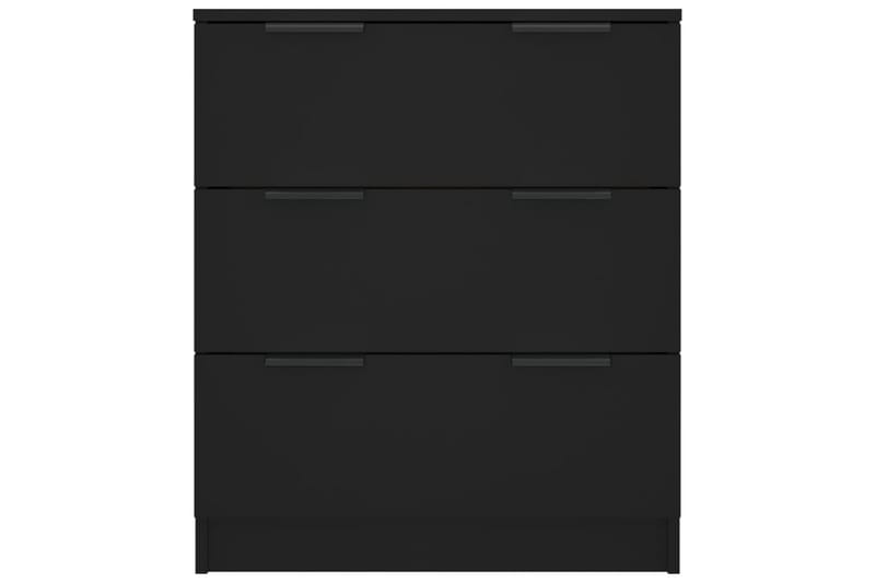 Senkki musta 60x30x70 cm tekninen puu - Musta - Säilytys - Säilytyskalusteet - Senkki