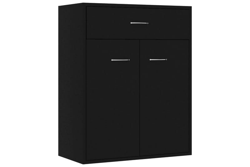 Senkki musta 60x30x75 cm lastulevy - Musta - Säilytys - Säilytyskalusteet - Senkki