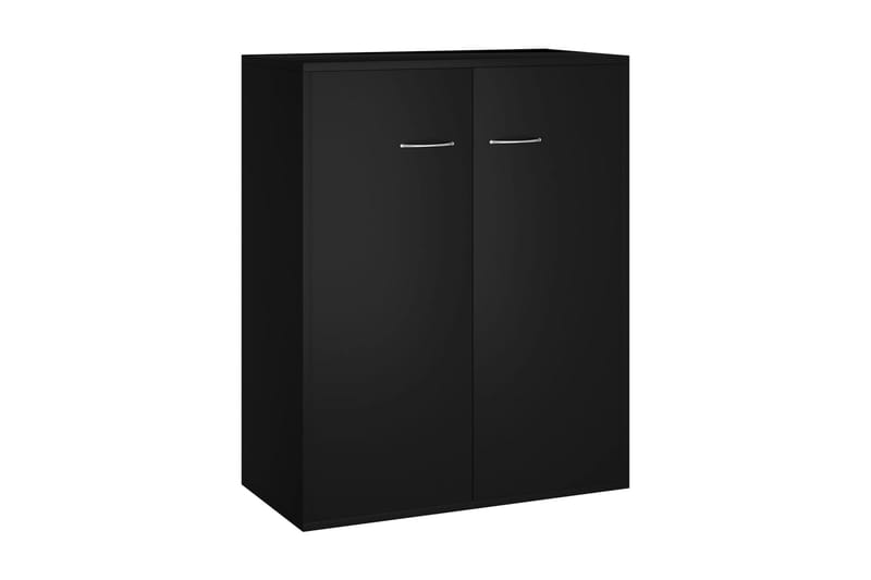 Senkki musta 60x30x75 cm lastulevy - Musta - Säilytys - Säilytyskalusteet - Senkki