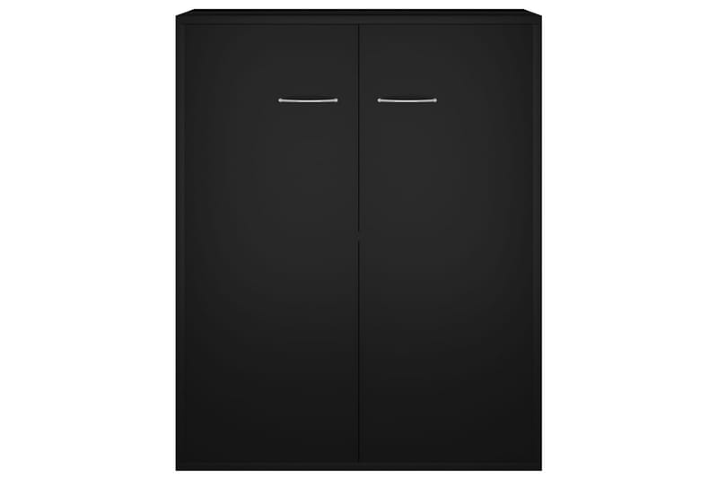 Senkki musta 60x30x75 cm lastulevy - Musta - Säilytys - Säilytyskalusteet - Senkki