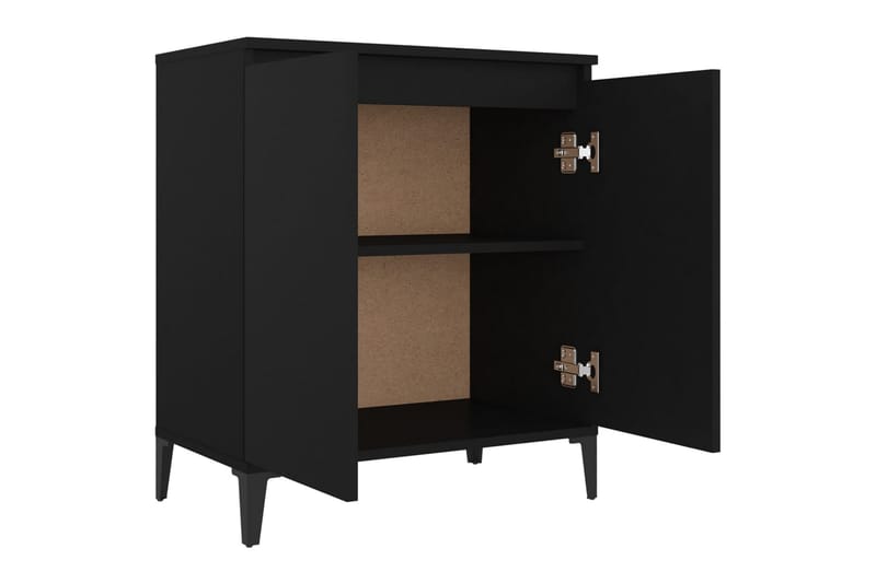 Senkki musta 60x35x70 cm lastulevy - Säilytys - Säilytyskalusteet - Senkki