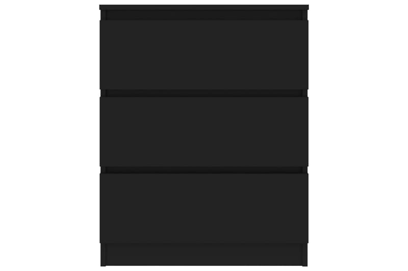 Senkki musta 60x35x76 cm lastulevy - Musta - Säilytys - Säilytyskalusteet - Senkki