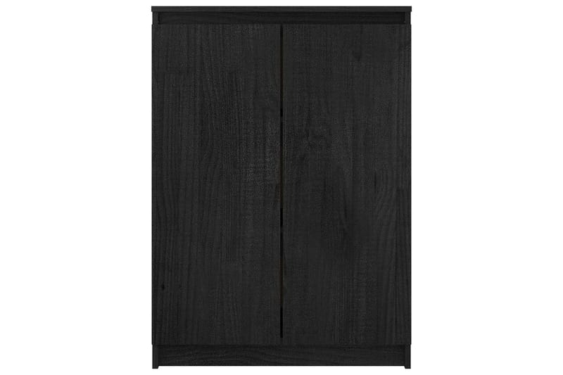 Senkki musta 60x36x84 cm täysi mänty - Musta - Säilytys - Säilytyskalusteet - Senkki