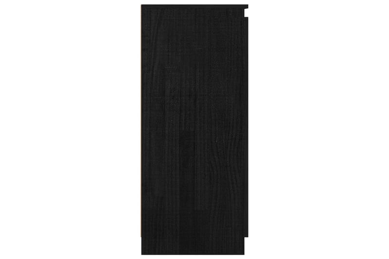 Senkki musta 60x36x84 cm täysi mänty - Musta - Säilytys - Säilytyskalusteet - Senkki