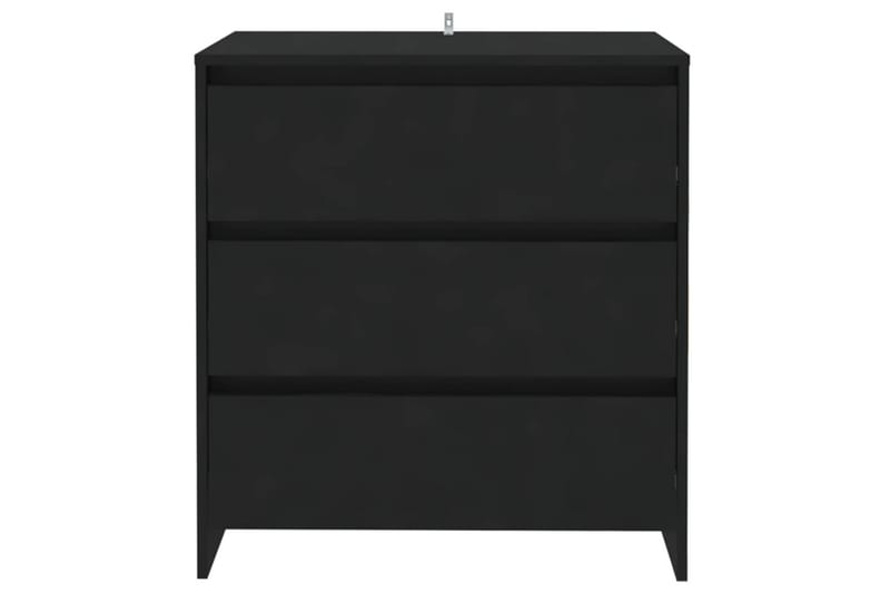 Senkki musta 70x41x75 cm lastulevy - Musta - Säilytys - Säilytyskalusteet - Senkki