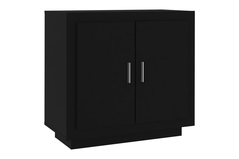 Senkki musta 80x40x75 cm tekninen puu - Musta - Säilytys - Säilytyskalusteet - Senkki