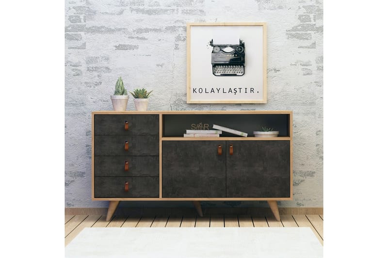 Senkki Naidaj Nahkavedin - Säilytys - Säilytyskalusteet - Senkki