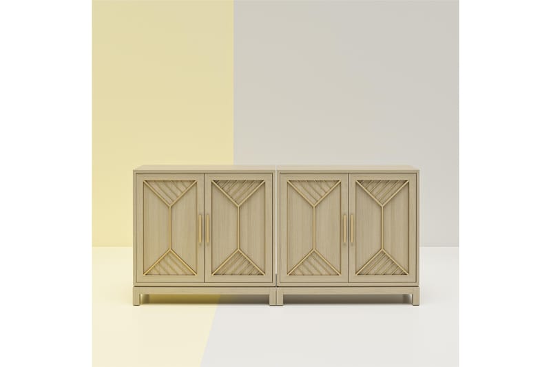 Senkki Neely 85,3x40,1 cm Beige - Dorel Home - Säilytys - Säilytyskalusteet - Senkki