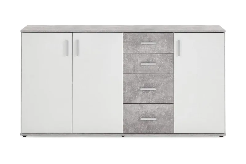 Senkki Nelma 160 cm - Harmaa/Valkoinen - Säilytys - Säilytyskalusteet - Senkki