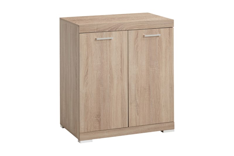 Senkki Rhonda 80x90x50 cm 2 ovea - Vaalea Tammi - Säilytys - Säilytyskalusteet - Senkki