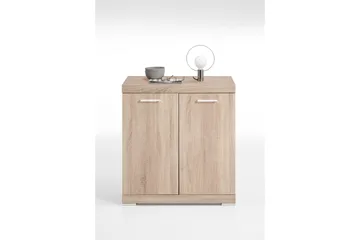 Senkki Rhonda 80x90x50 cm 2 ovea - Vaalea Tammi - Säilytys - Säilytyskalusteet - Senkki
