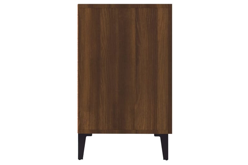 Senkki ruskea tammi 100x36x60 cm tekninen puu - Ruskea - Säilytys - Säilytyskalusteet - Senkki