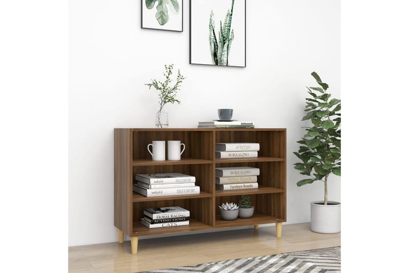 Senkki ruskea tammi 103,5x35x70 cm lastulevy - Ruskea - Säilytys - Säilytyskalusteet - Senkki