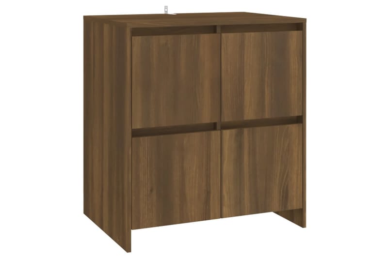 Senkki ruskea tammi 70x41x75 cm lastulevy - Ruskea - Säilytys - Säilytyskalusteet - Senkki