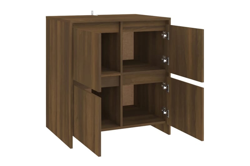 Senkki ruskea tammi 70x41x75 cm lastulevy - Ruskea - Säilytys - Säilytyskalusteet - Senkki